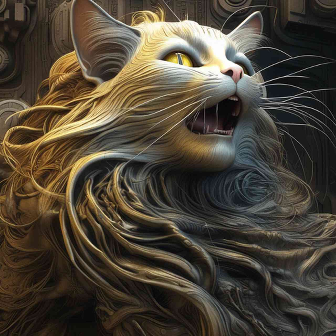 猫咪趣味AI绘画：毛茸茸的创意小可爱速递