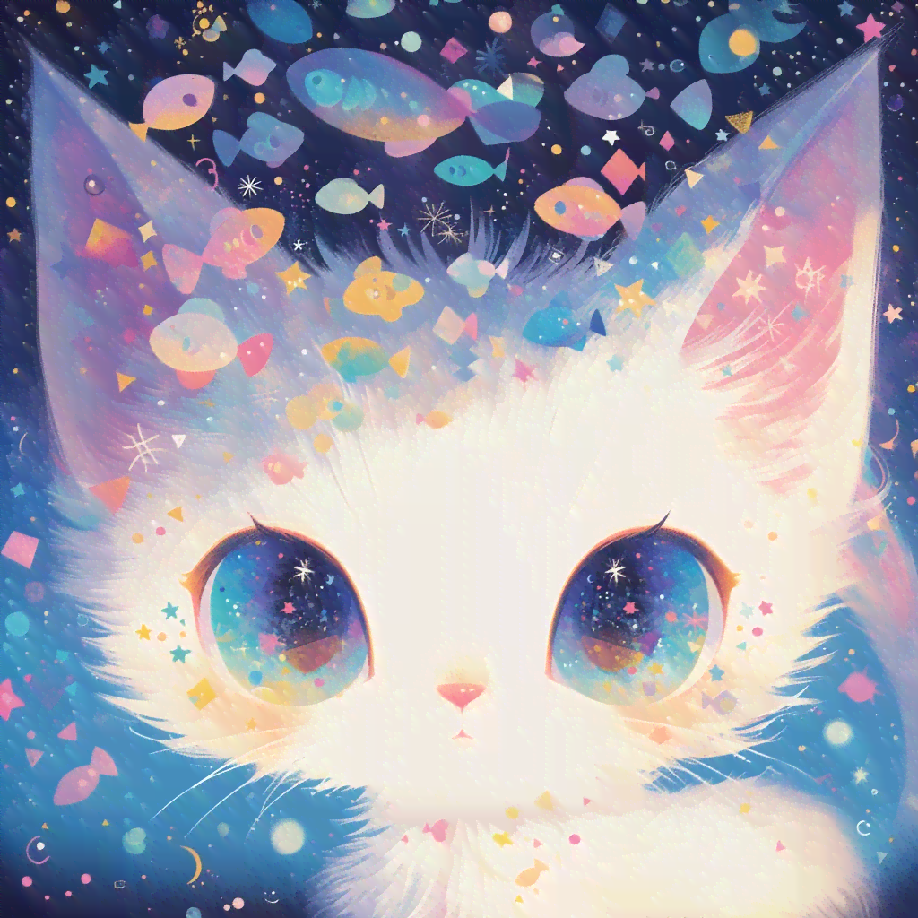 猫咪趣味AI绘画：毛茸茸的创意小可爱速递