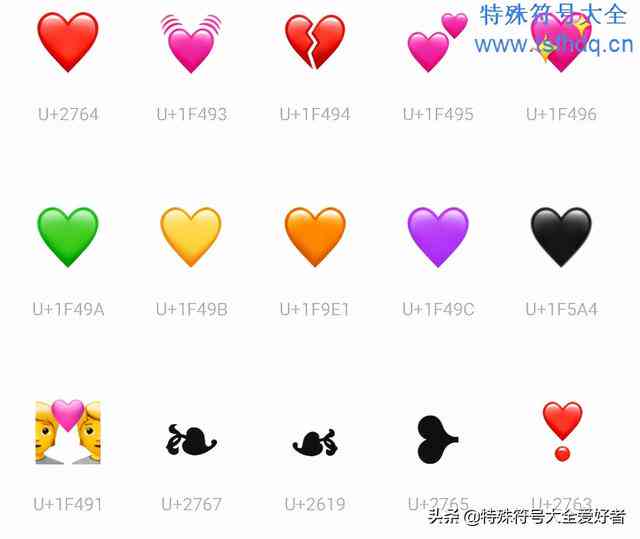 全网热门爱心号大全：一次性掌握各种爱心表情与使用技巧