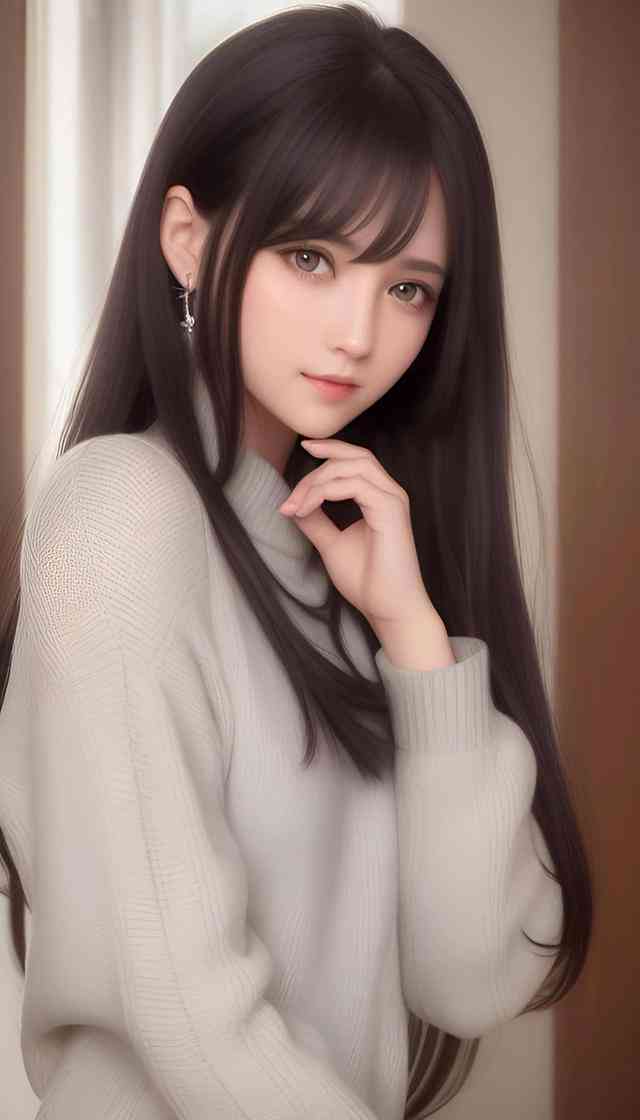 漂亮ai女孩文案