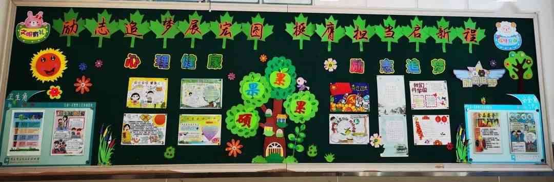 校园风采：创意无限的黑板报特色展区