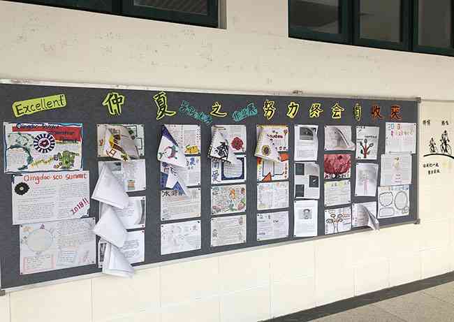 校园风采：创意无限的黑板报特色展区