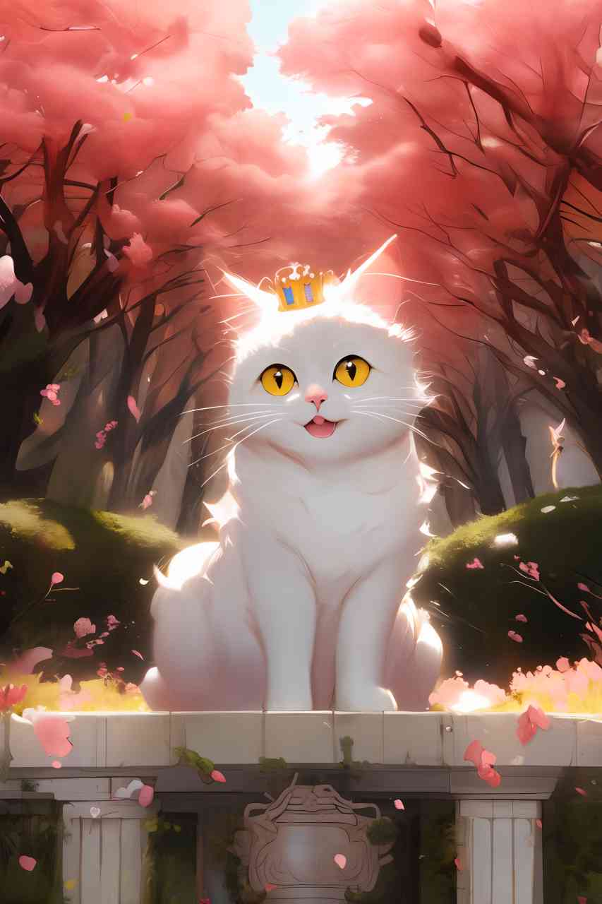 猫咪二次元ai绘画文案
