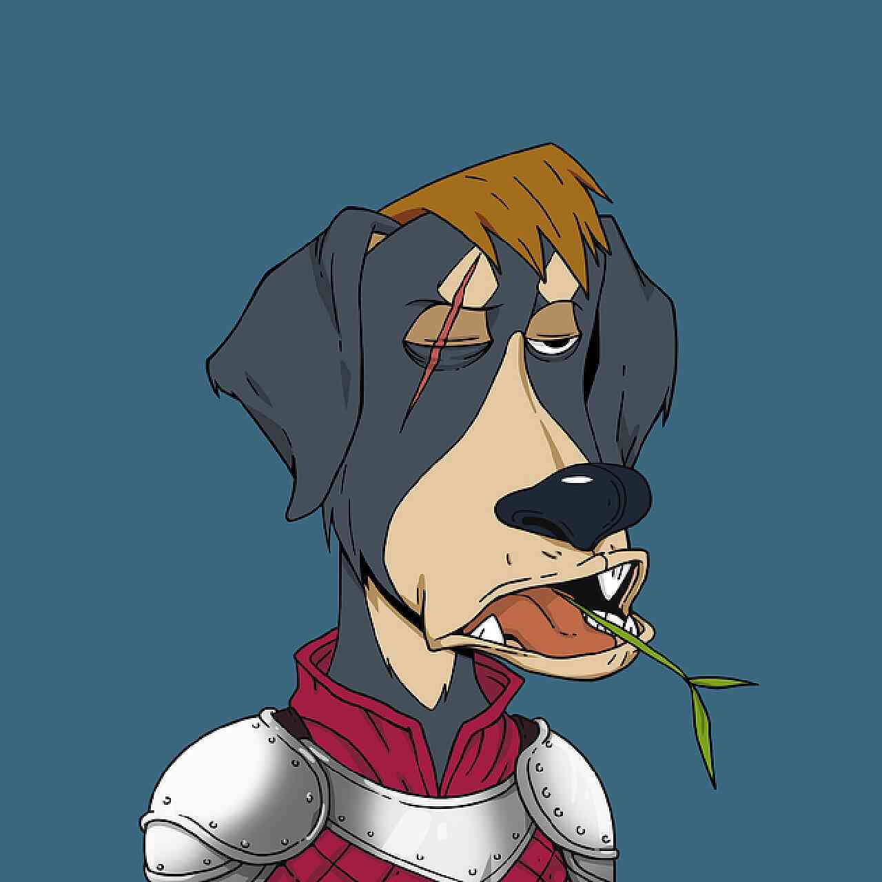 卡通版恩山犬趣味头像