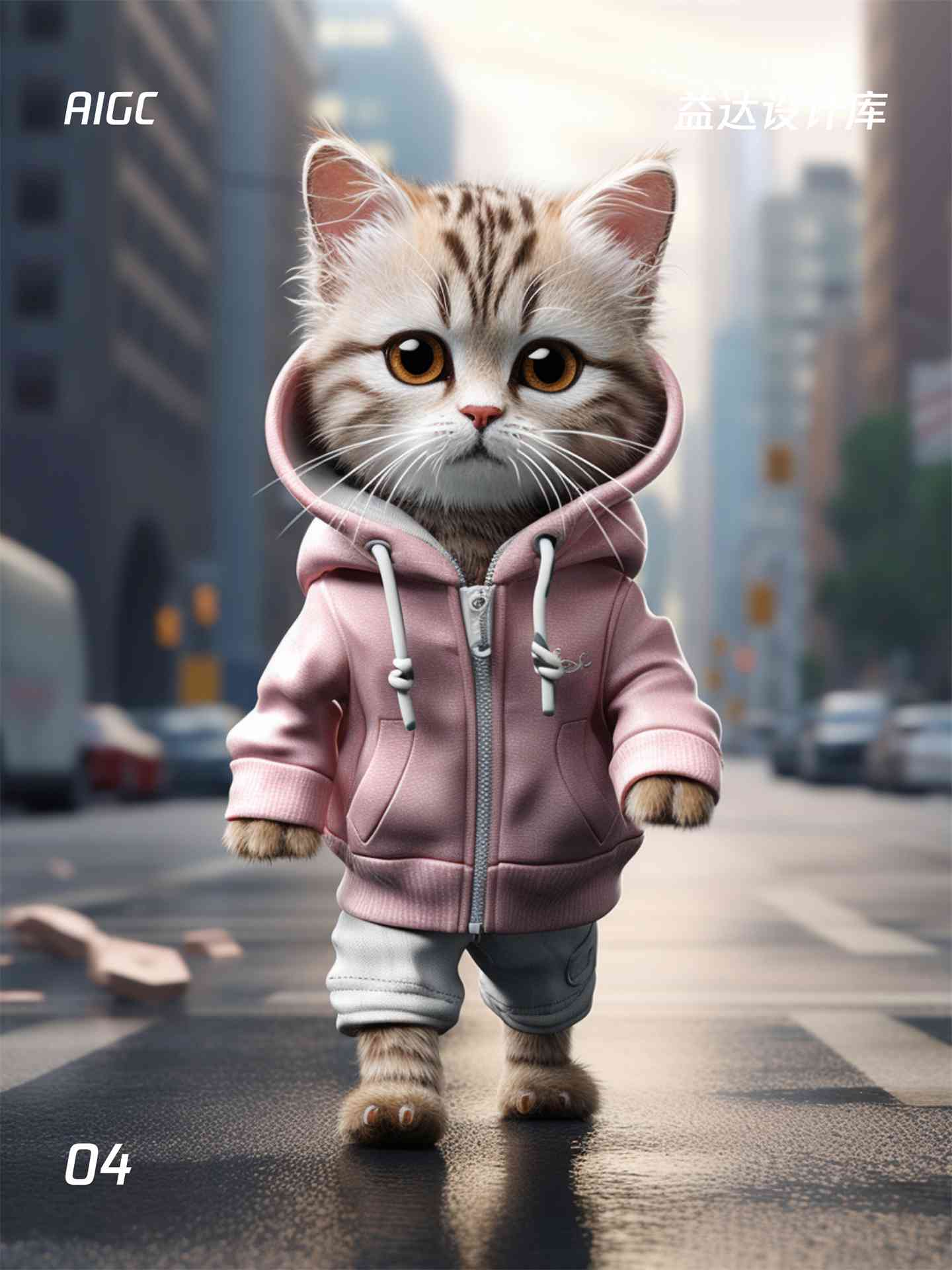 晒猫咪ai绘画文案