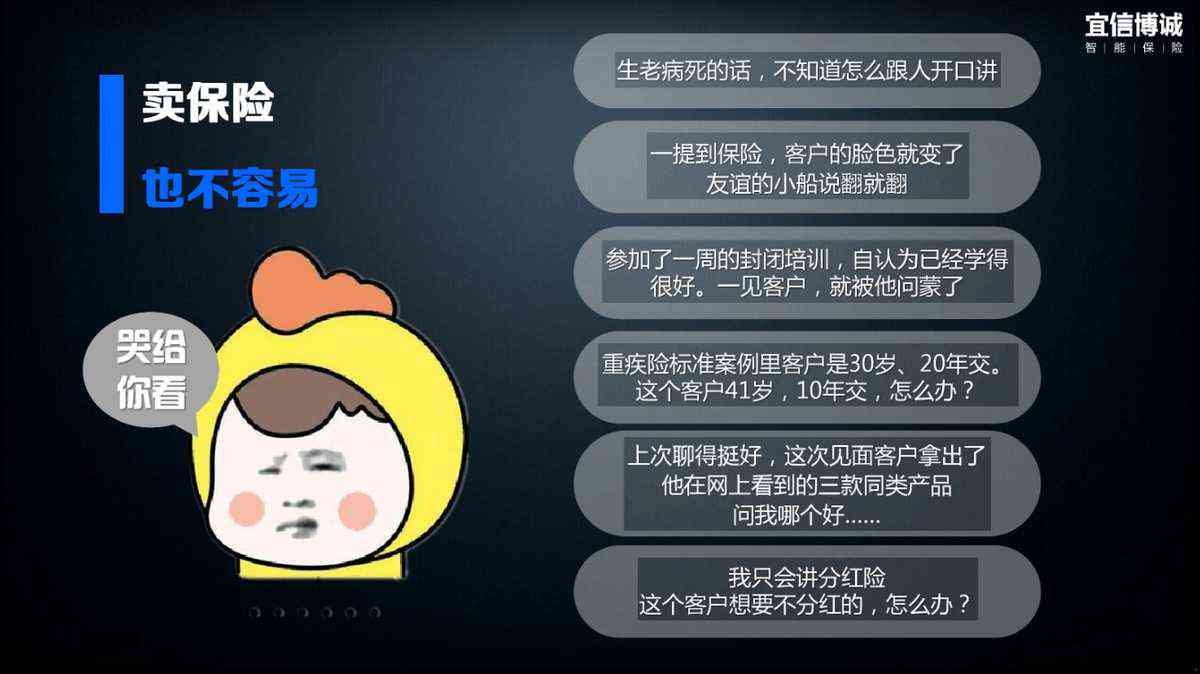 ai保险靠谱人文案男生