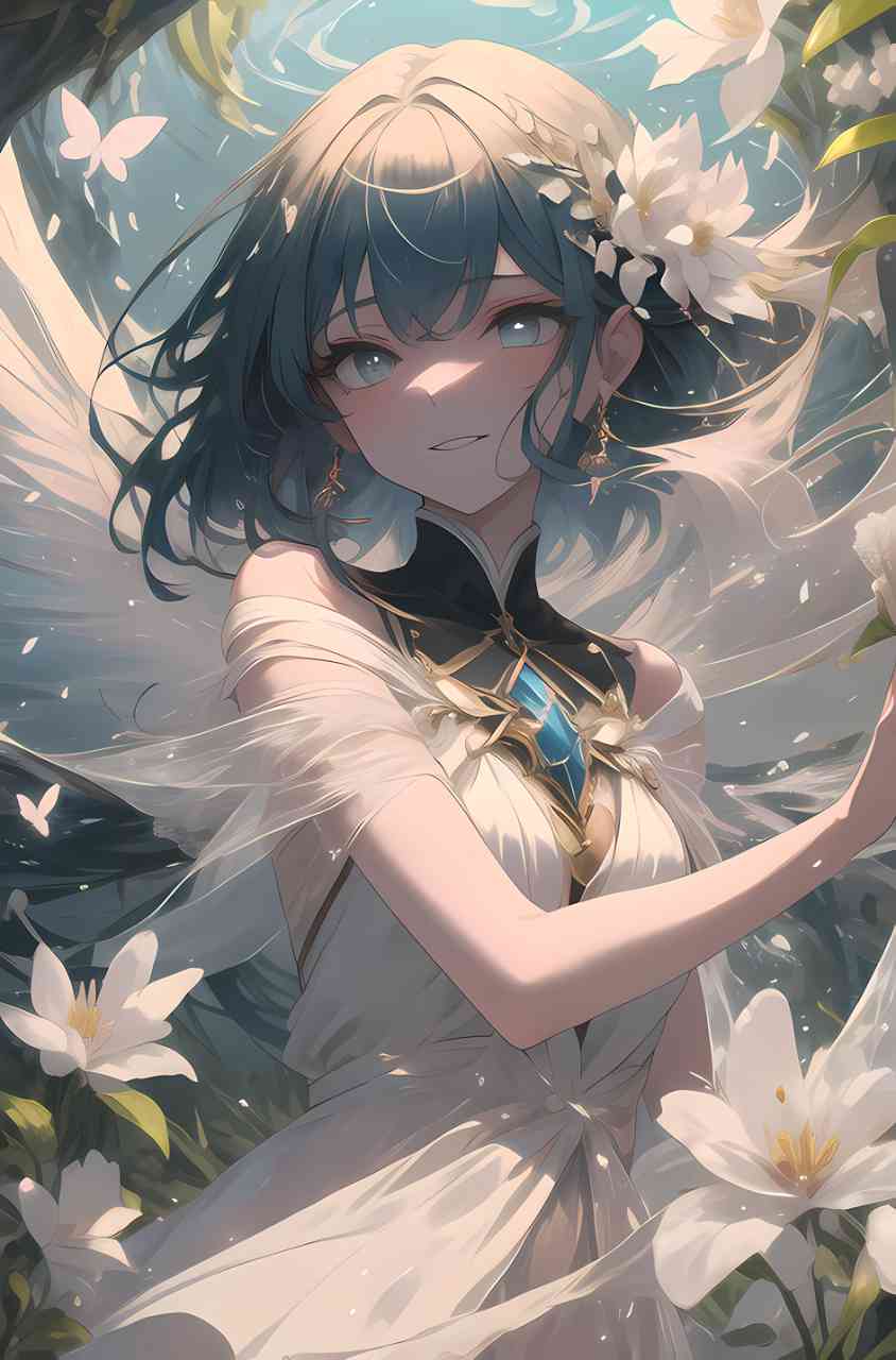 女生二次元ai绘画文案