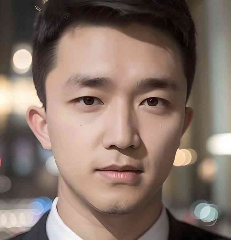 ai创作写真男生