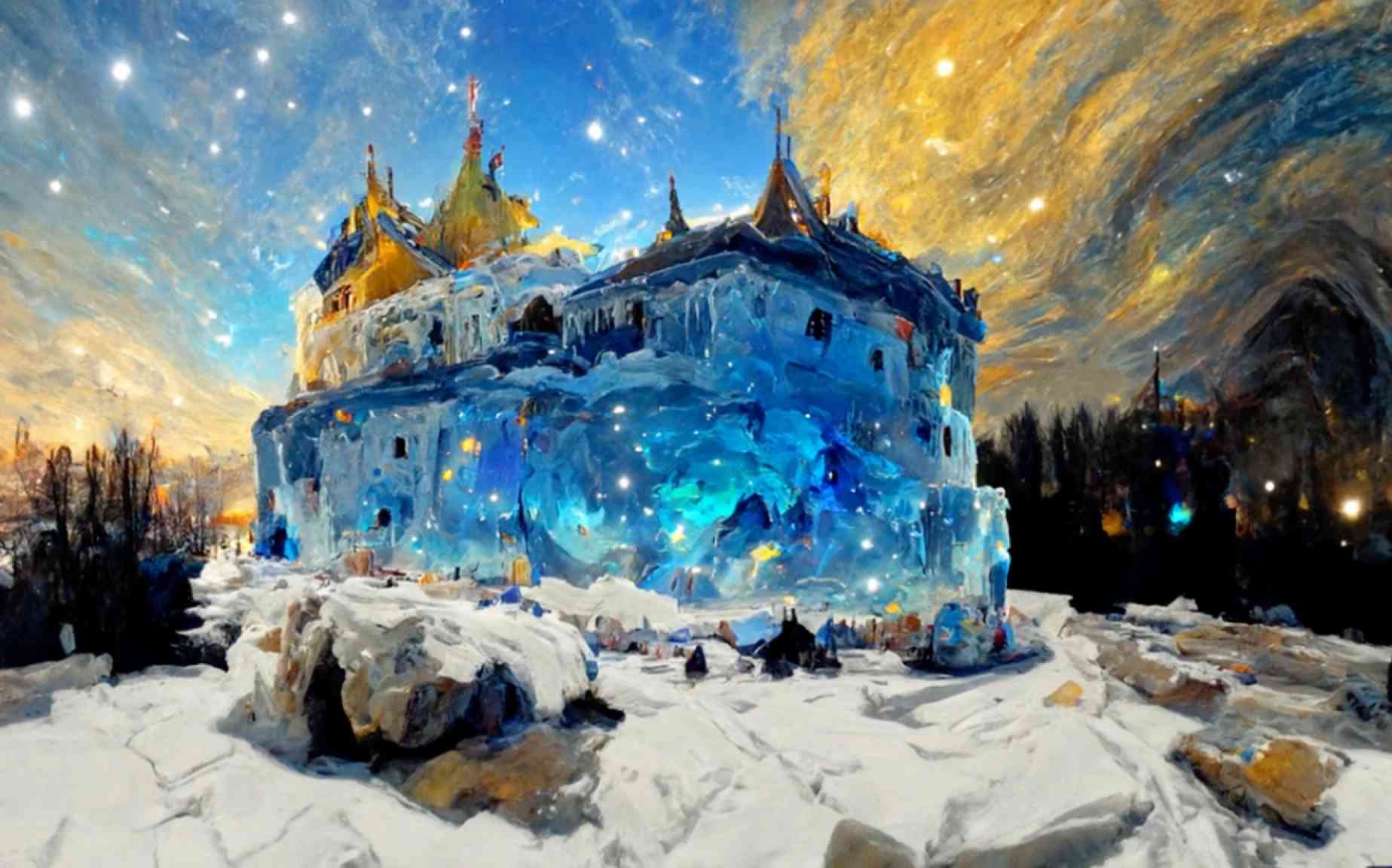 ai绘画宫殿文案