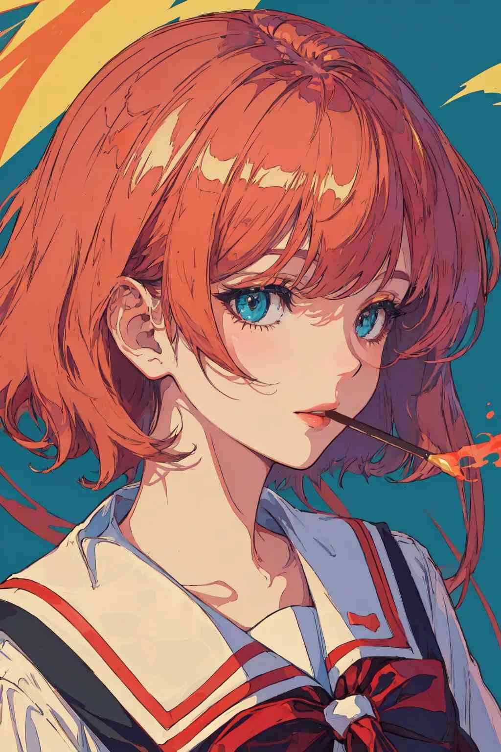 二次元ai绘画文案短句
