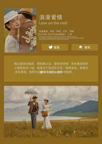 ai旅拍适合配什么文案