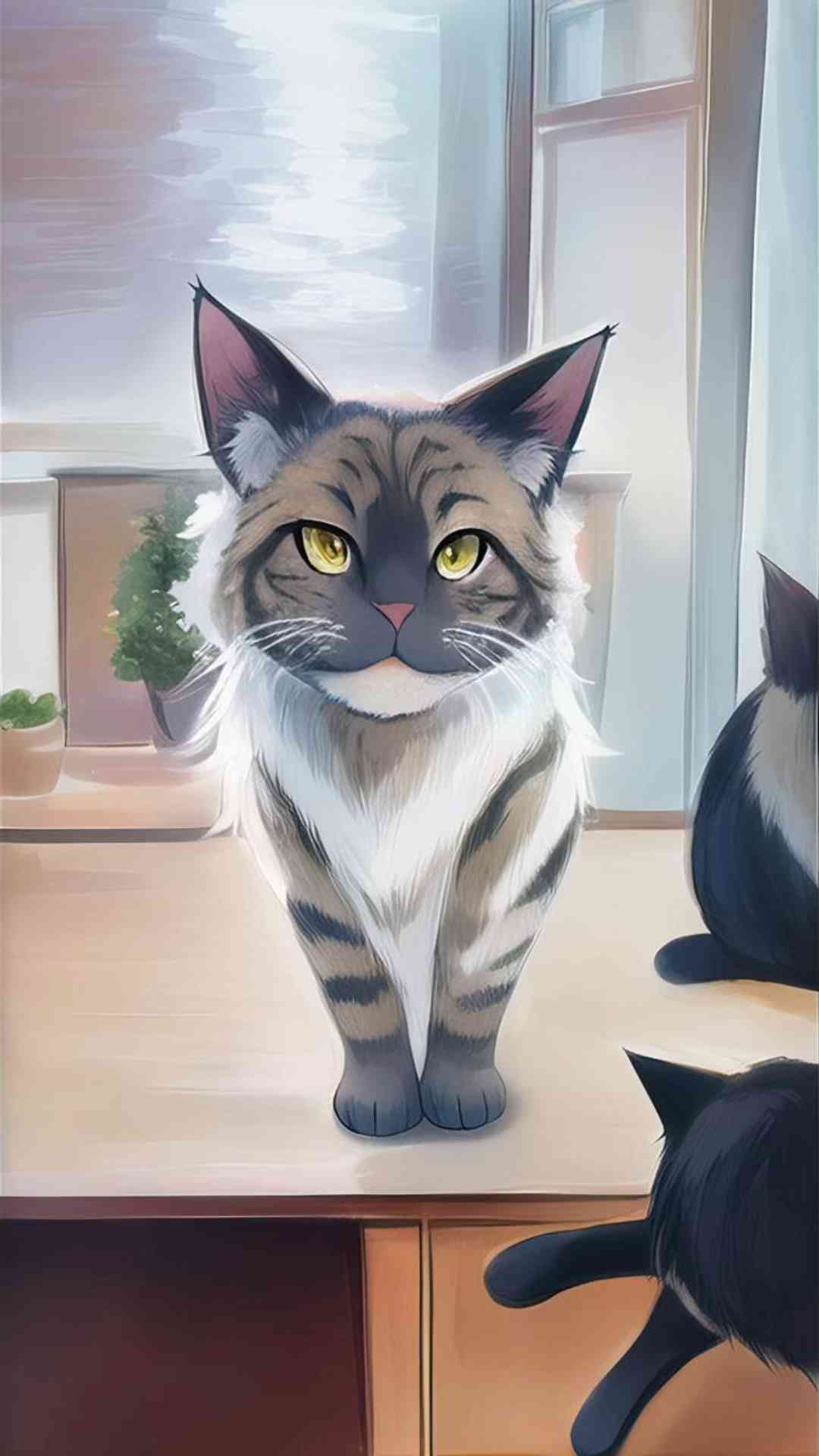 ai绘画发朋友圈文案猫猫