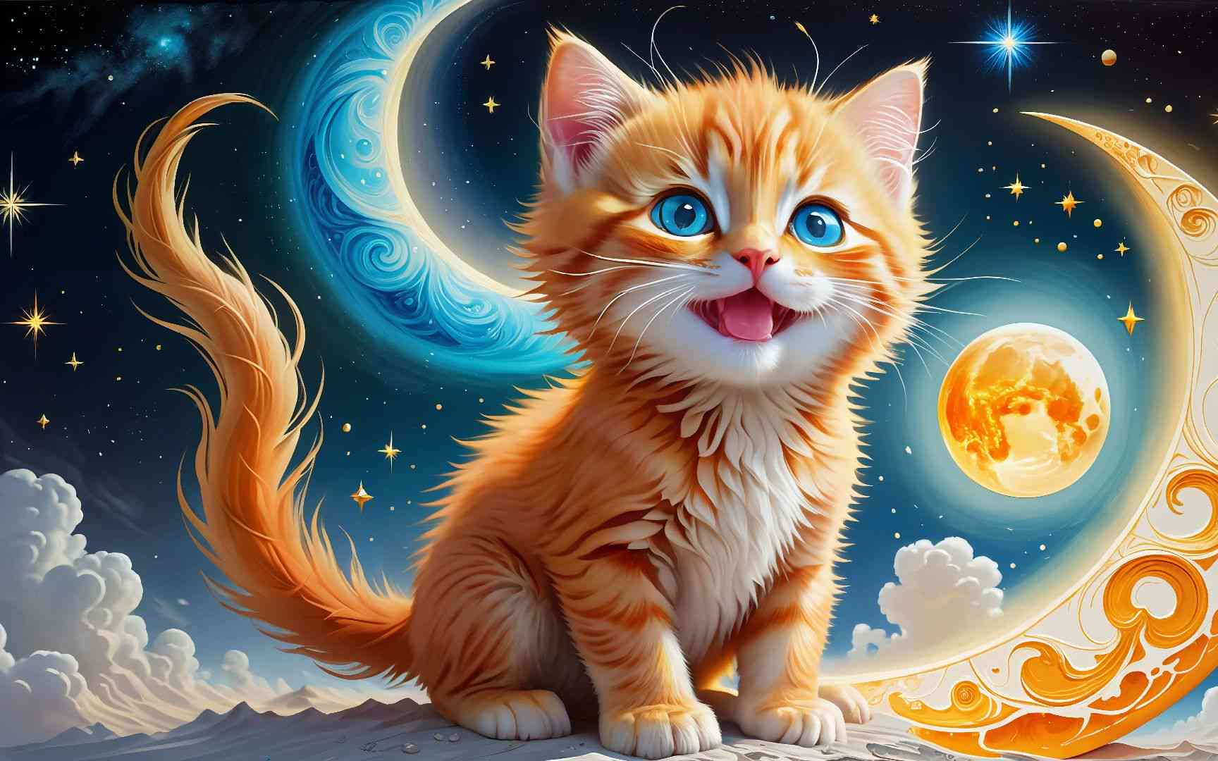 ai绘画发朋友圈文案猫猫