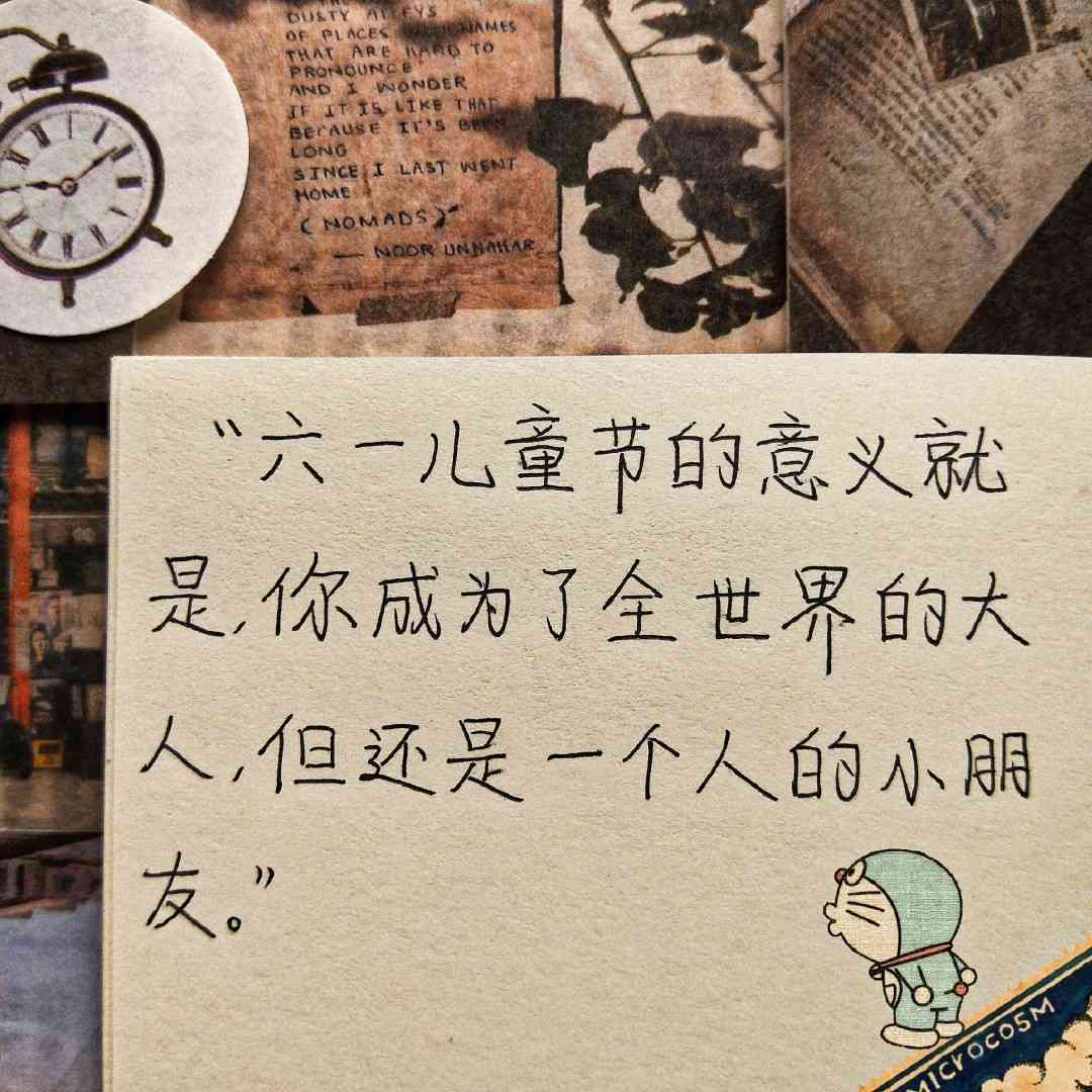 六一儿节ai文案-六一儿儿童节文案
