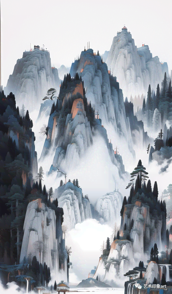 用ai方式创作山水画