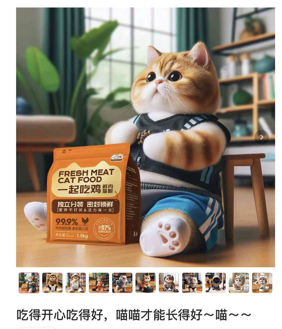 ai创作猫咪