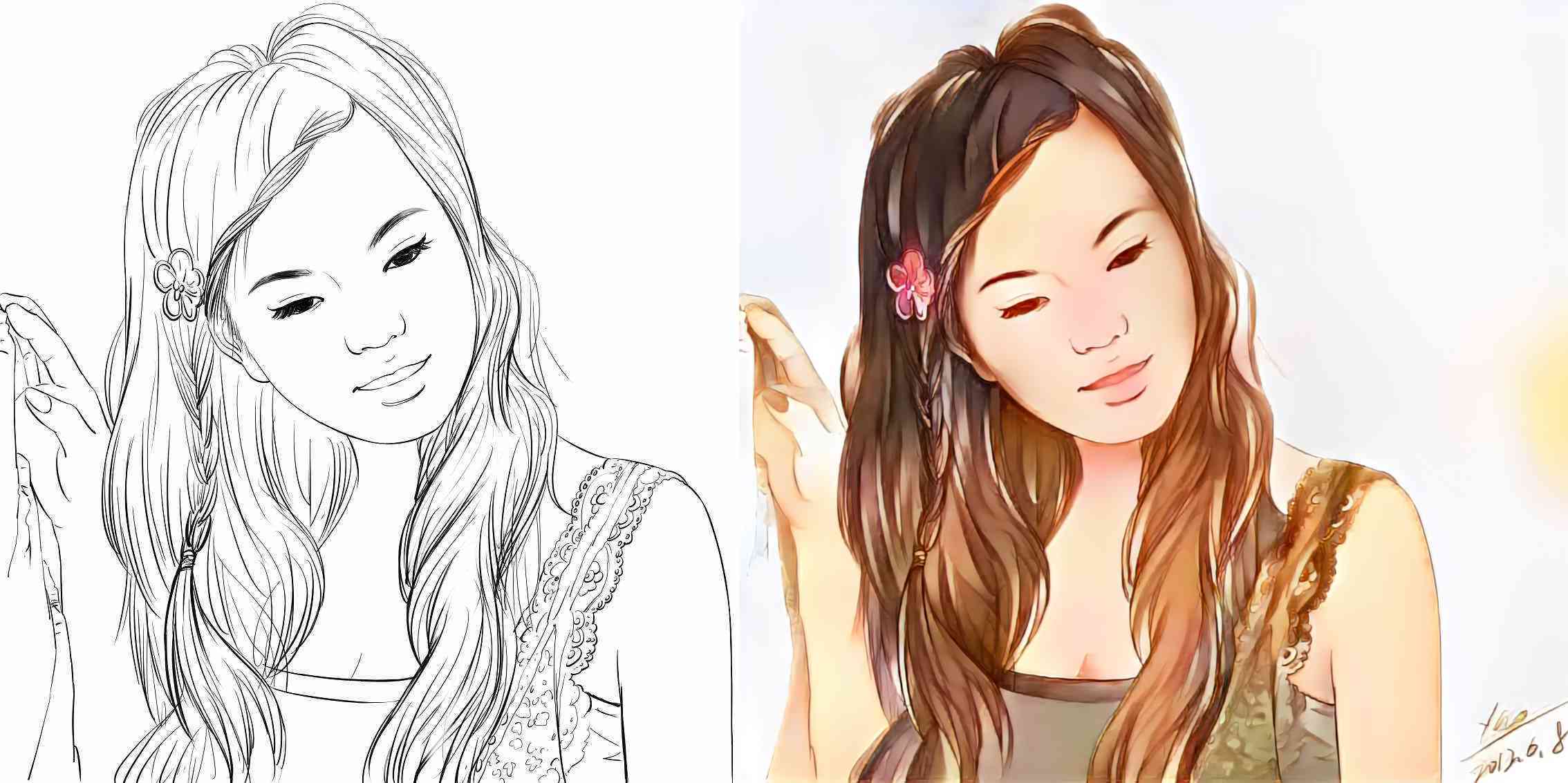 ai绘画美女关键词创作过程