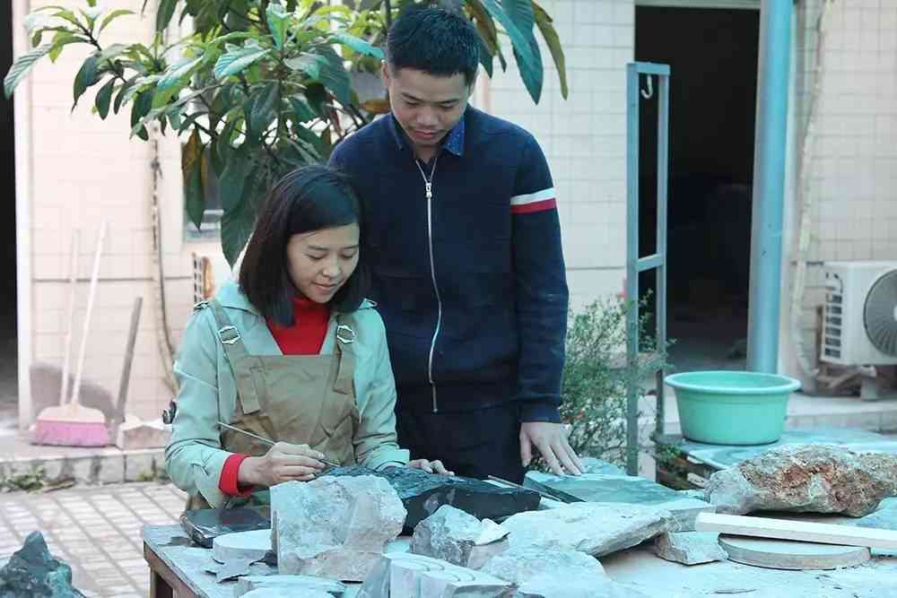 洋菊花石手工雕刻ai创作-菊花石工艺品
