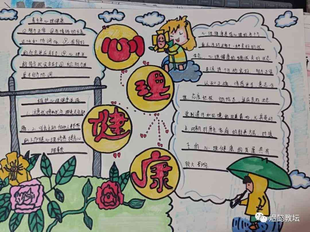 心理健类ai绘画文案描述
