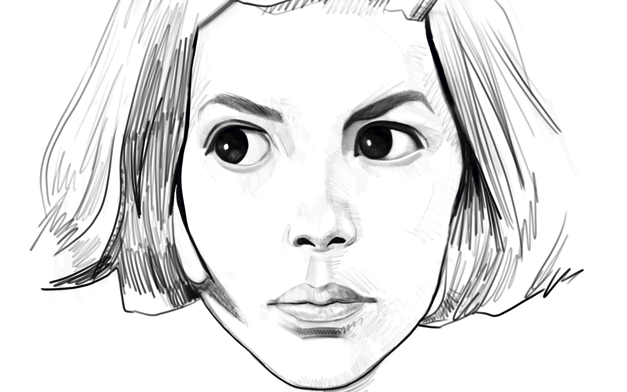 ai绘画速写创作-ai手绘素描
