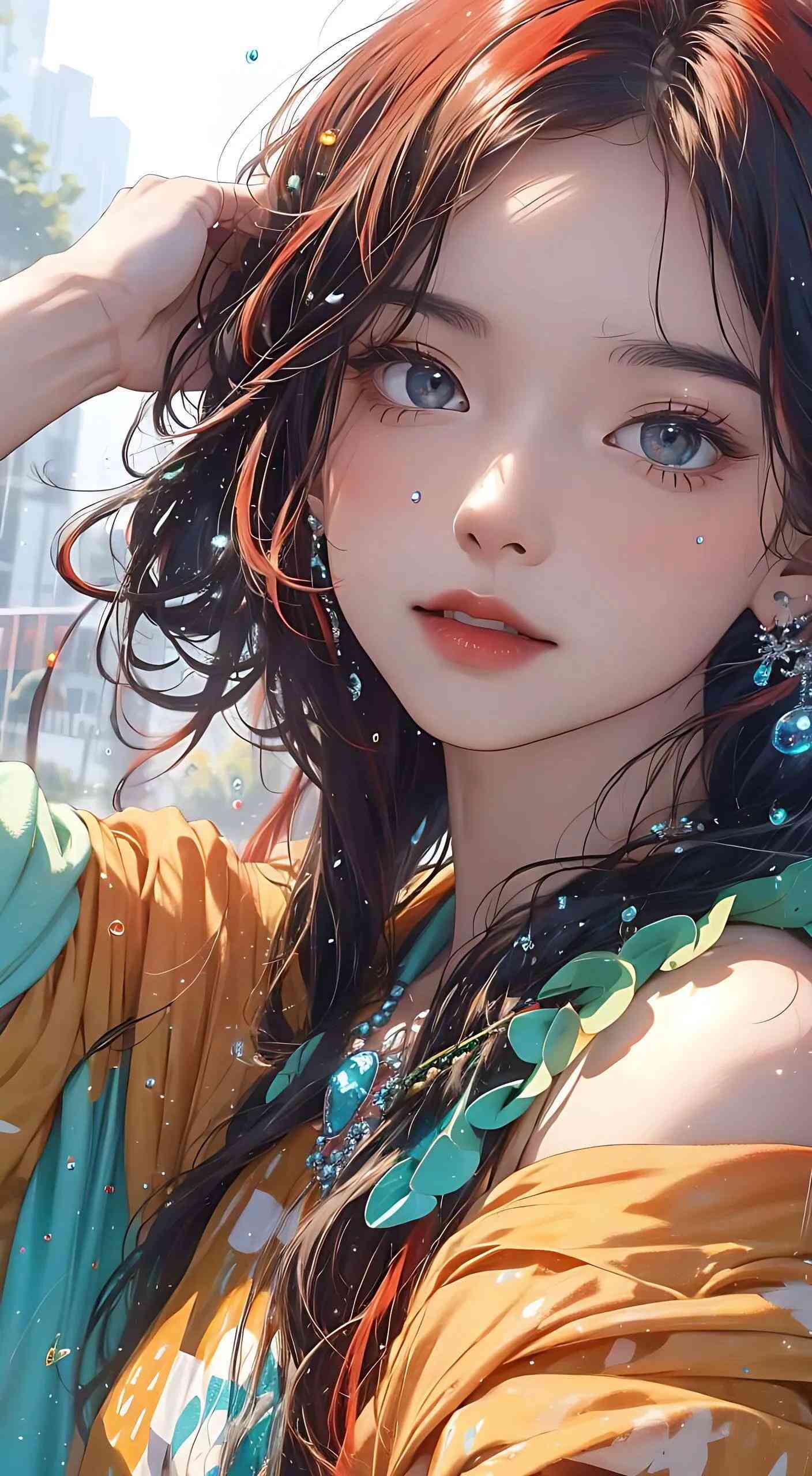 AI绘画文案美女
