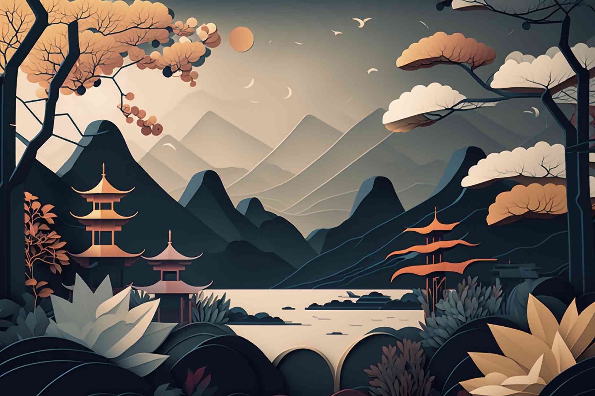 ai创作国风雕刻作品-ai创作国风雕刻作品图片