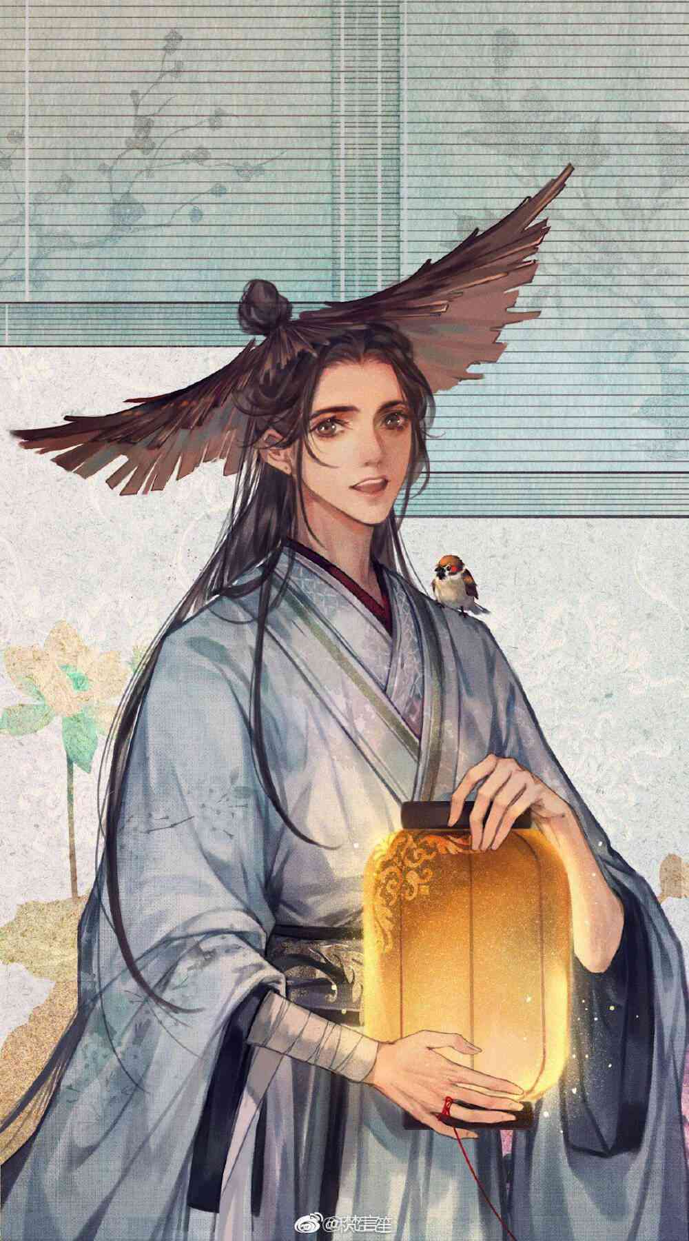 ai插画天官赐福文案