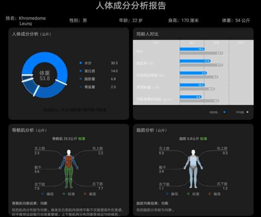 ai身材体型评估报告怎么写
