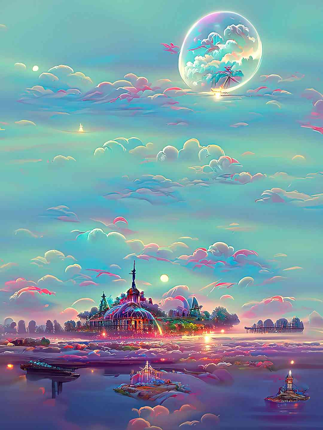 治愈文案ai绘画素材