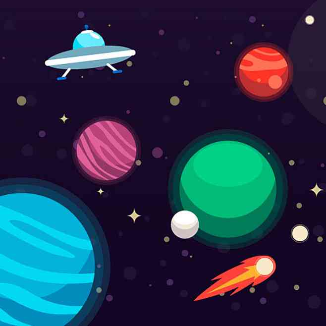ai创作3d太空
