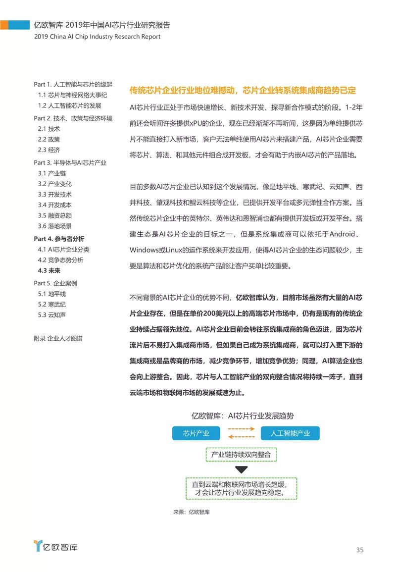 中国ai芯片路线研究报告