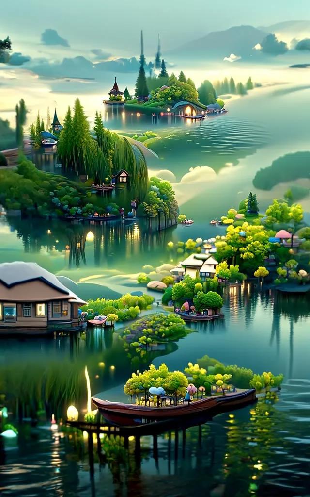 ai绘画爸爸教孩子写作业