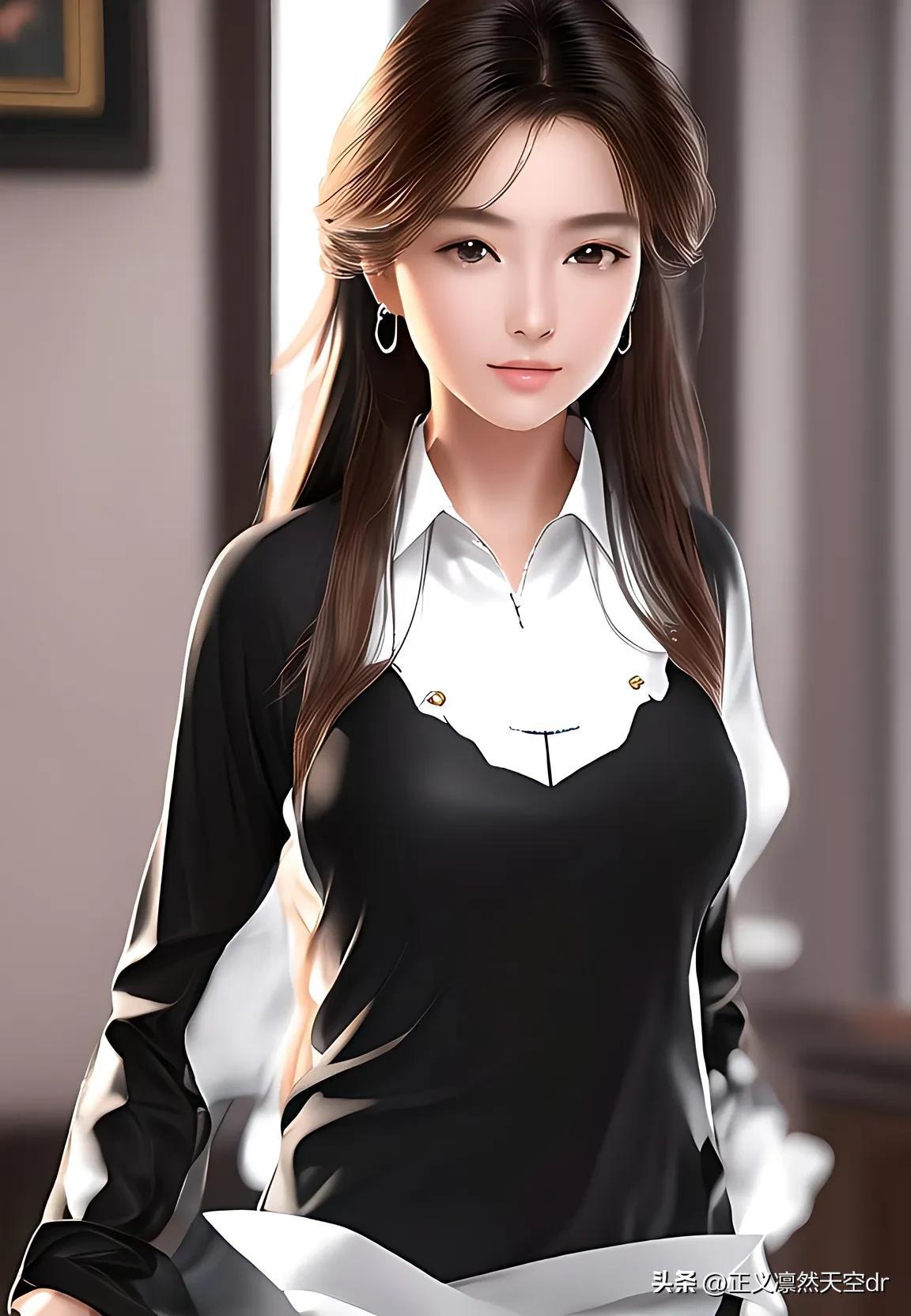 美女ai绘画描述文案