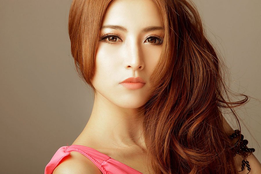 美女模特何静