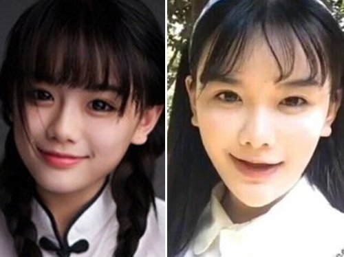 南笙姑娘整容前后对比照曝光 罗小伊上天天向上素颜照雷到网友