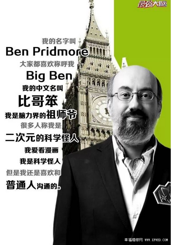 最强大脑比哥笨Ben Pridmore个人资料 比哥笨真实年龄及头发花白原因因关注