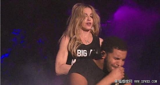 麦当娜强吻男歌手Drake视频观看地址及图片曝光 麦当娜Drake年龄差引关注揭Drake个人资料照片背景