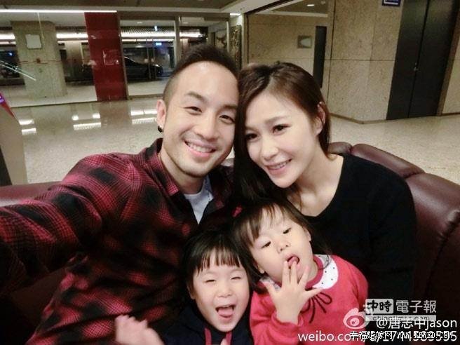 爸爸回来了唐志中老婆小咪真名叫什么? 女儿蜜蜜香香是双胞胎吗生活照曝光揭张庭婕个人资料照片背景