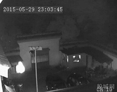 UFO夜闯安徽白塔寺