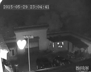 UFO夜闯安徽白塔寺