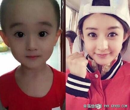 撞脸小骨赵丽颖的小男孩叫什么?男孩父母个人资料及照片遭热搜